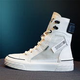 Women's Mesh Canvas Lace-Up Sneakers Spring Platform Ladies Shoes - Acapparelstore